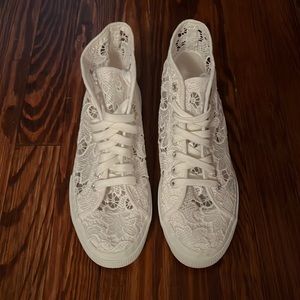 Superga Macrame High Top Sneaker Size 40 (US 9)